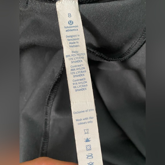 Lululemon Namaskar Hoodie Animal Swirl (Size 8) Charcoal Grey and Black - Picture 4 of 5